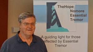 Peter Muller, Executive Director of Hopenet, A guiding light for those affected by Essential Tremor